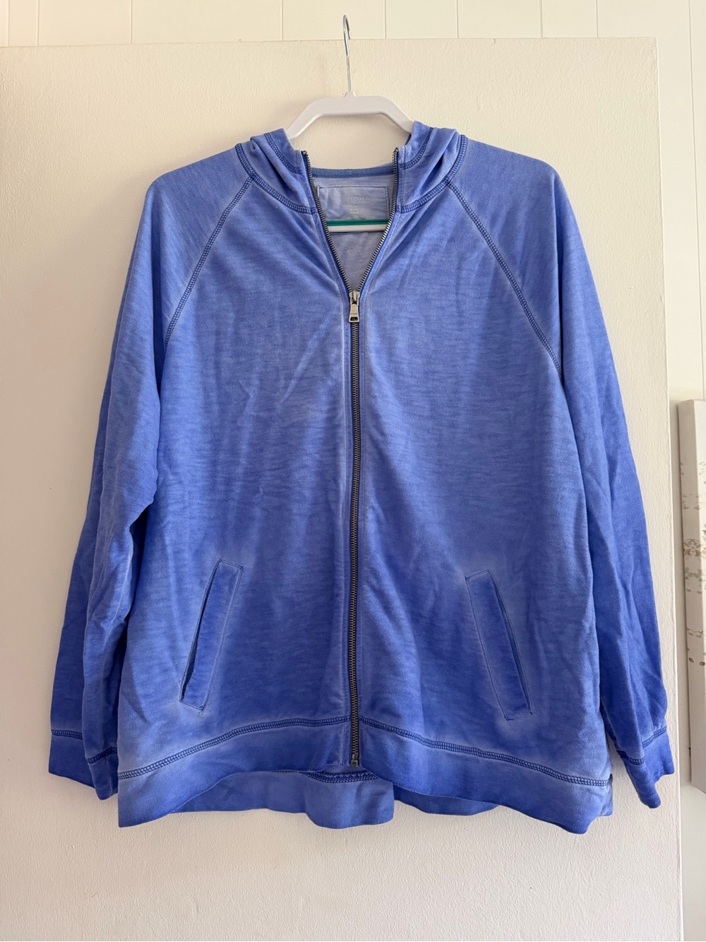 Women’s Blue Full-Zip Hoodie